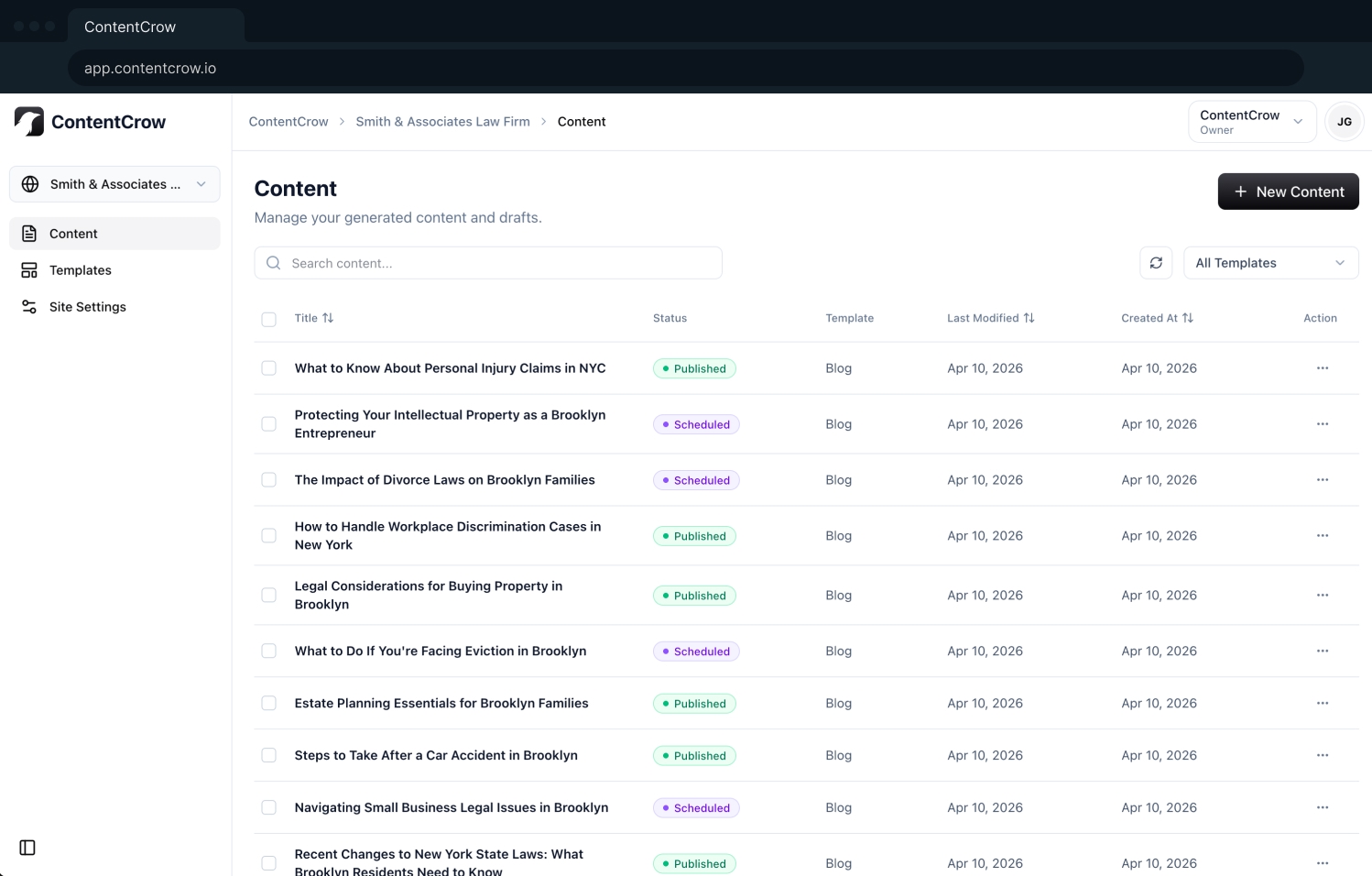 Cover image for ContentCrow.