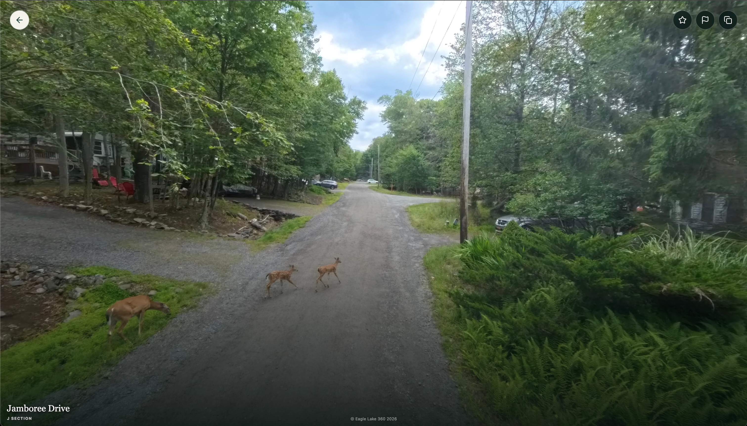 A 360-degree panorama captured for Eagle Lake 360