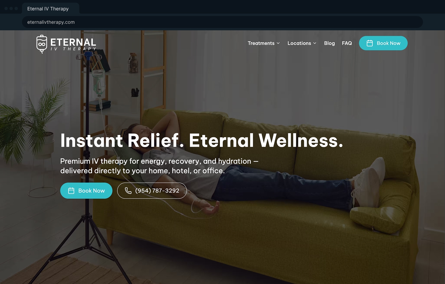 Cover image for Eternal IV Therapy.