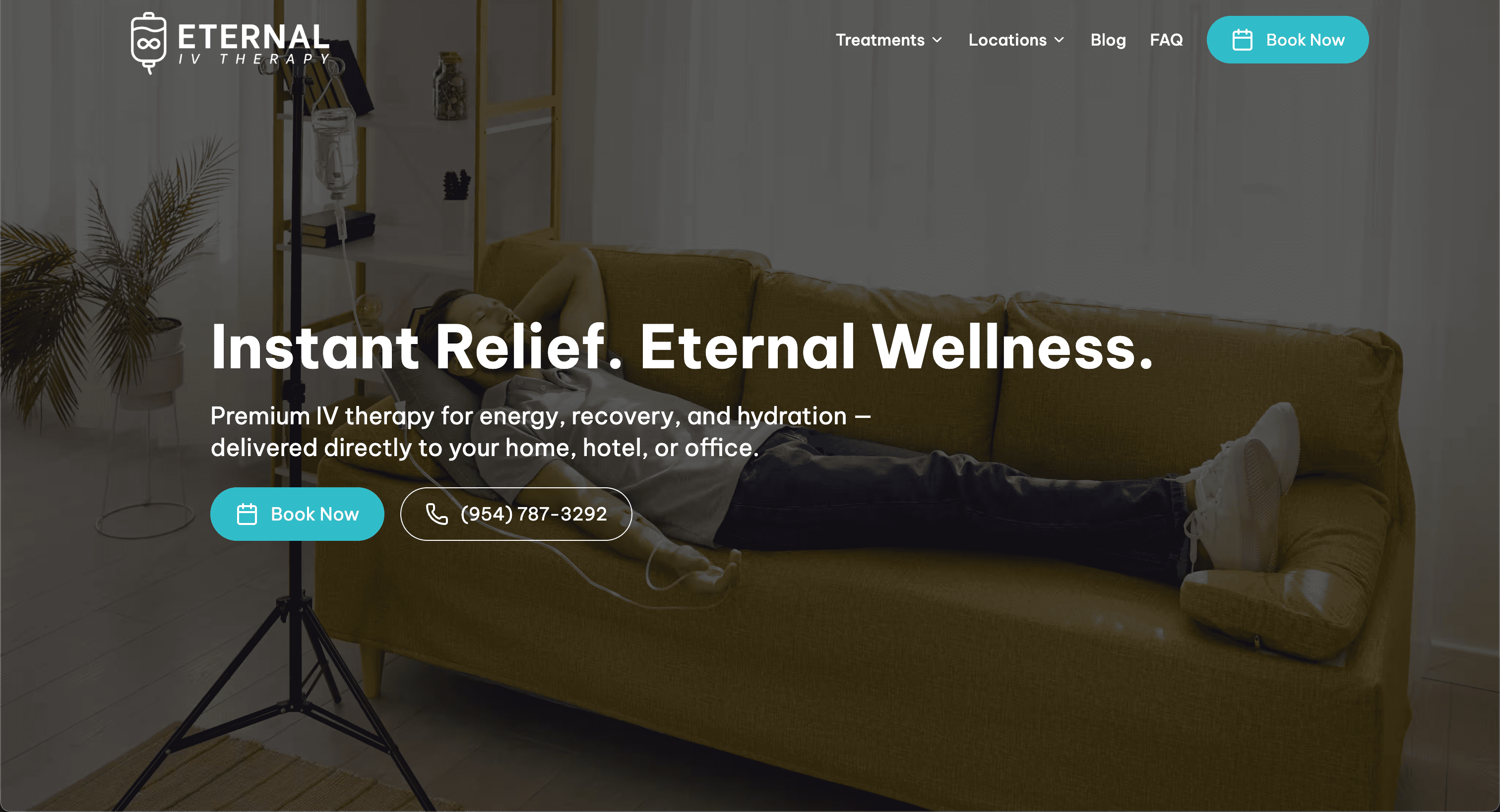 Cover image for Eternal IV Therapy.